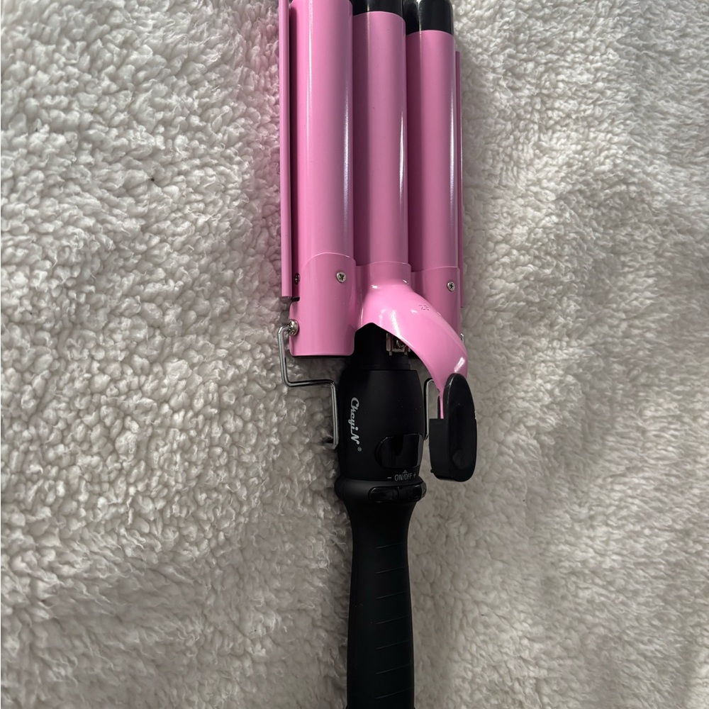 Pink Hair Waver Curling Iron